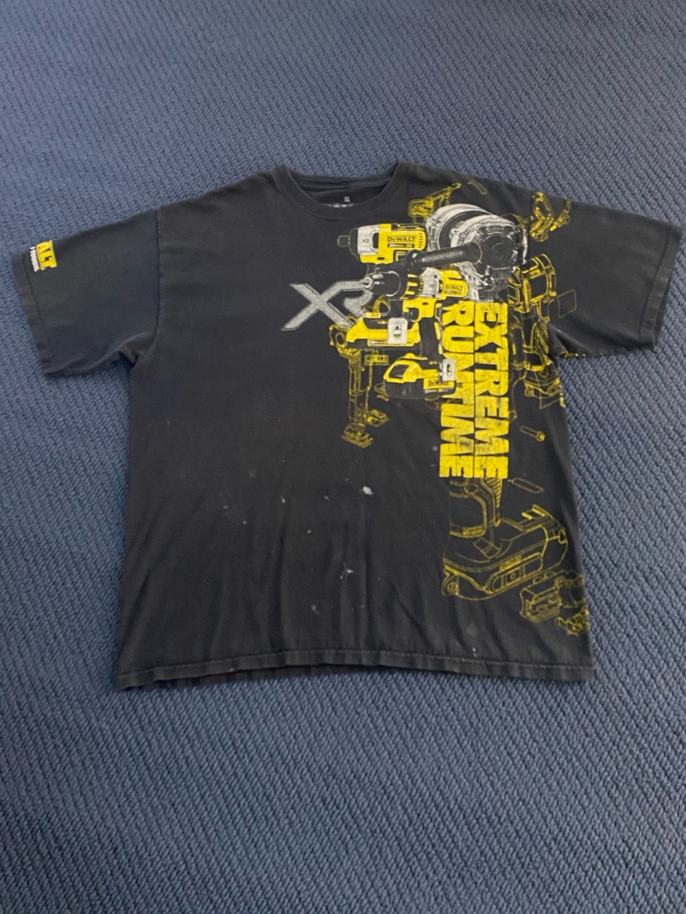 Y2k Dewalt Extreme Graphic Tee Shirt